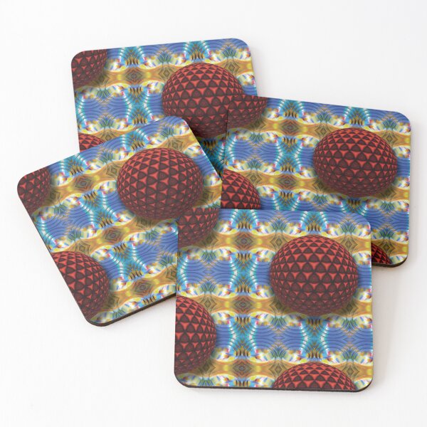 Item preview, Red Orb in Field of Circles designed and sold by RTWonders.