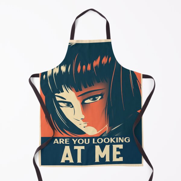 Item preview, Are You Looking At Me? Asian Girl with a Seething Glare - Fun Anime designed and sold by CrazyBichAsian.