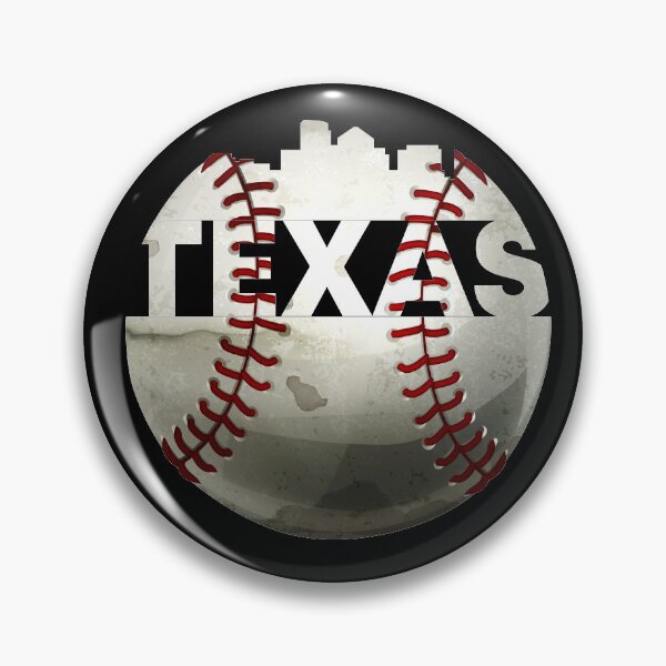 Artikelvorschau, Einzigartiger Vintage Texas Baseball Ball mit Skyline von Arlington City entworfen und verkauft von Urosek.