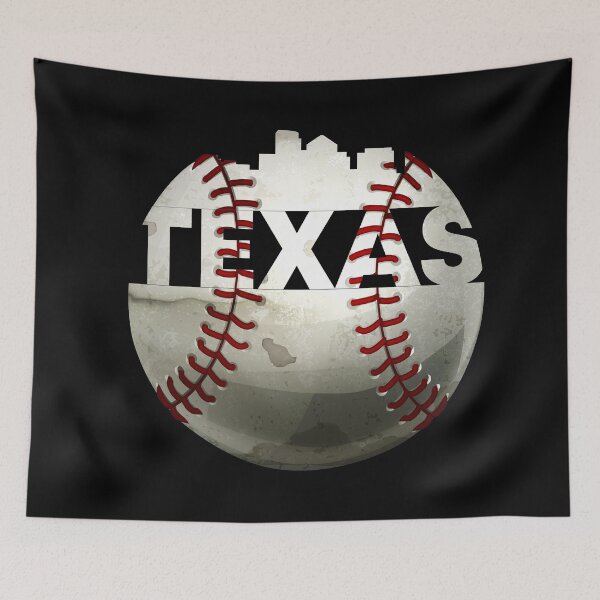 Item preview, Unique Vintage Texas Baseball Ball With Arlington City Skyline designed and sold by Urosek.