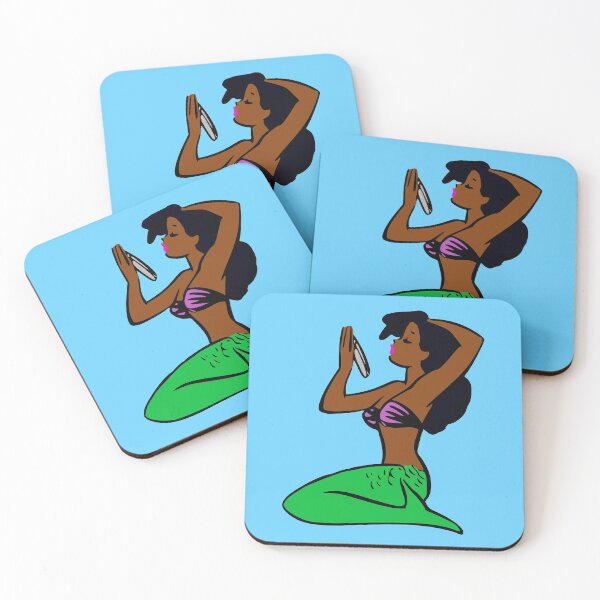 Item preview, vintage african mermaid  designed and sold by Gossip Rag.