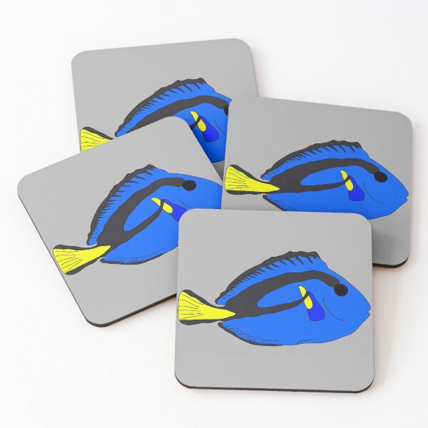 Item preview, Cartoon Blue Tang Fish designed and sold by Color-Sparkle.