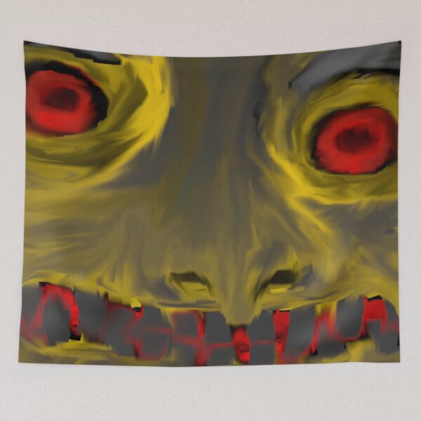 Item preview, Demonic Witch (Baba Yaga) Abstract Portrait designed and sold by SelfUpgrade.