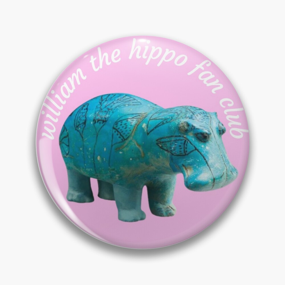 William the Hippo - Ancient Egyptian figurine - pattern Magnet for Sale by  tinytiger77