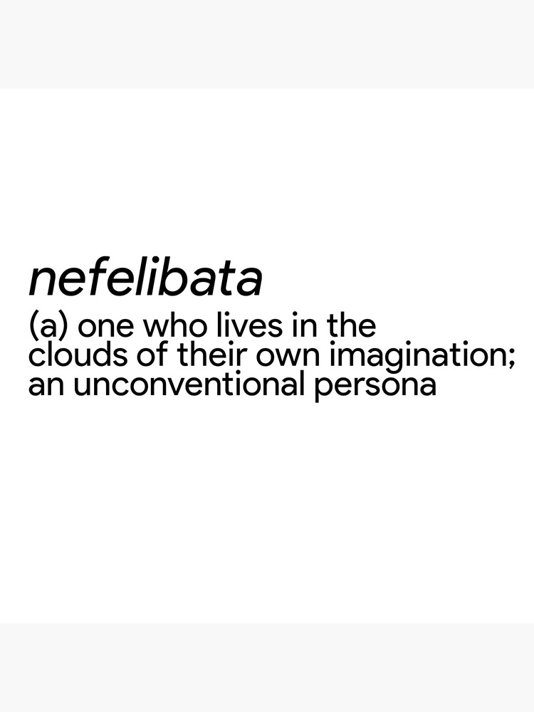 Nefelibata Aesthetic Word Definition