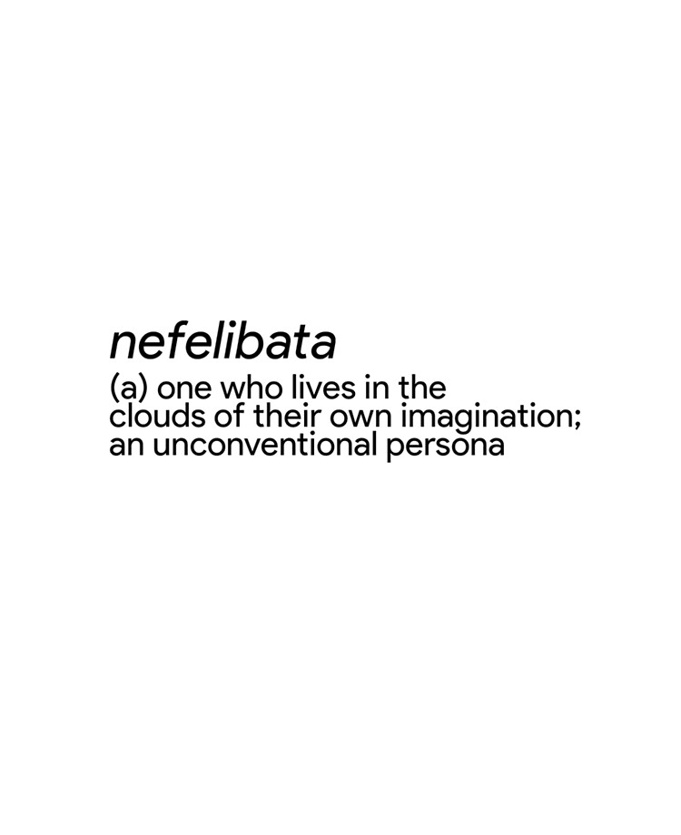 Nefelibata Definition Prints, Digital Download Instant Download