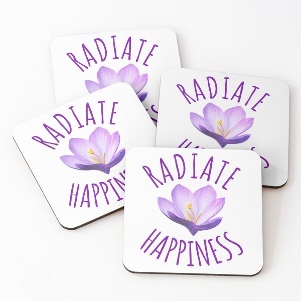 Item preview, Purple Crocus Flower Radiate Happiness  designed and sold by The Junto Shop.