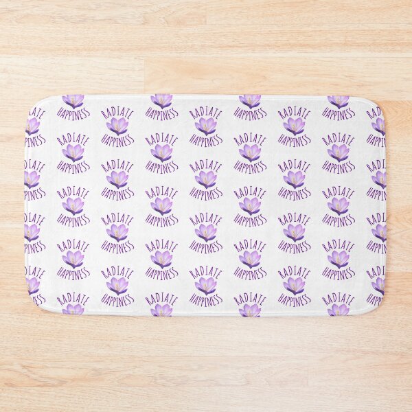 Item preview, Purple Crocus Flower Radiate Happiness  designed and sold by The Junto Shop.
