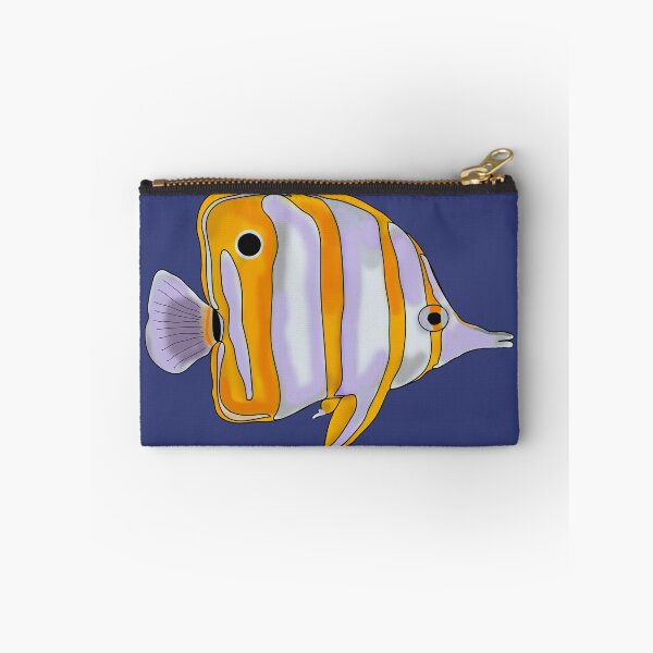 Item preview, Cartoon Copperband Butterflyfish designed and sold by Color-Sparkle.
