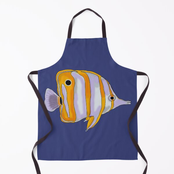 Item preview, Cartoon Copperband Butterflyfish designed and sold by Color-Sparkle.