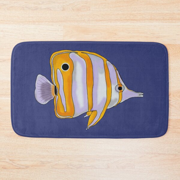 Item preview, Cartoon Copperband Butterflyfish designed and sold by Color-Sparkle.
