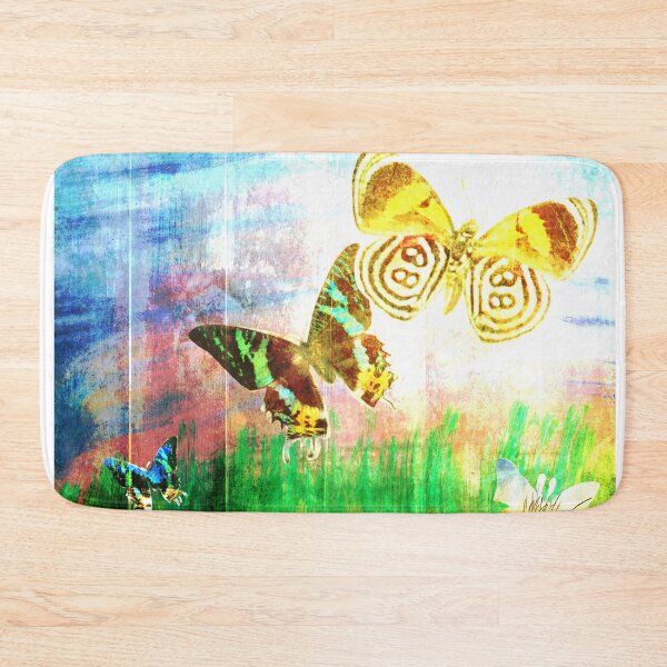 Item preview, Butterflies on Wooden Fence designed and sold by Kelly Lees.