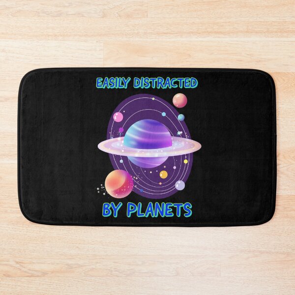 Item preview, Easily Distracted by planets Funny - Solar System  designed and sold by Cool Store.