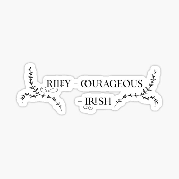 Riley Name Meaning, Origin, Popularity & Nicknames