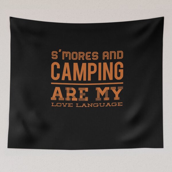 Item preview, S’mores and camping  designed and sold by speakupandshine.