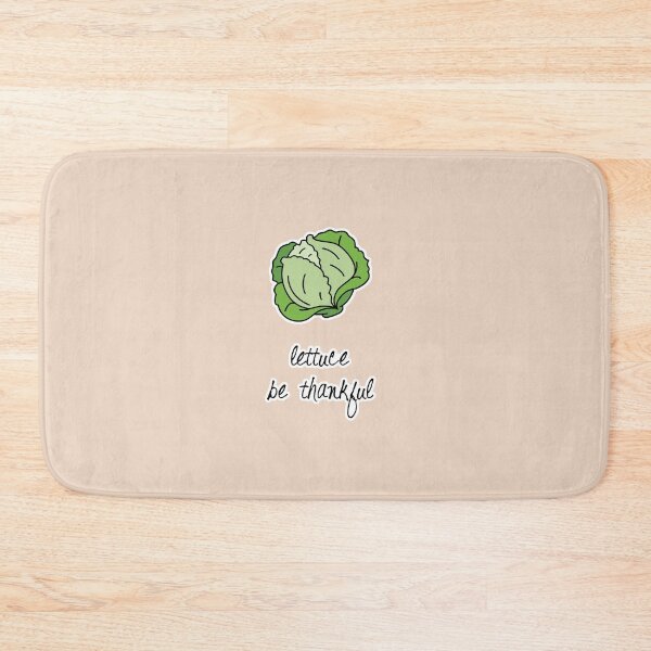 Item preview, Lettuce be thankful funny vegetable pun designed and sold by happypapertime.