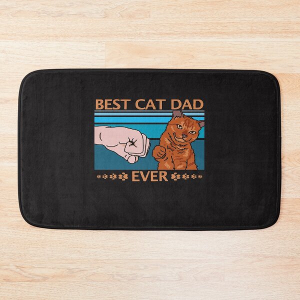 Item preview, Best Cat Dad Ever Fist Bump Shirt designed and sold by UnoLindqvist.