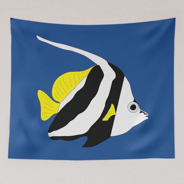 Item preview, Cartoon Pennant Coralfish designed and sold by Color-Sparkle.