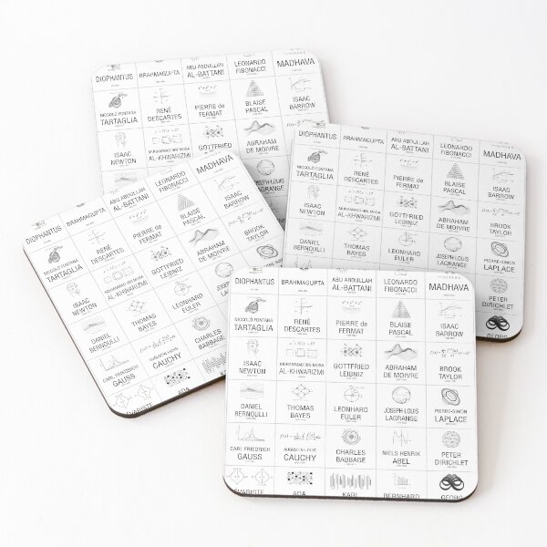Item preview, 40 Mathematicians designed and sold by ThalassaStudios.