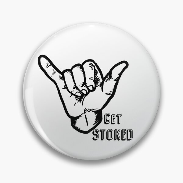 Item preview, Get Stoked Shaka Surf Skate Board  designed and sold by BoardRoomDisco.