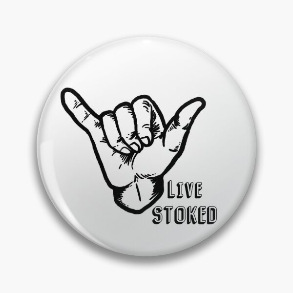 Item preview, Live Stoked Shaka Surf Skate Board  designed and sold by BoardRoomDisco.