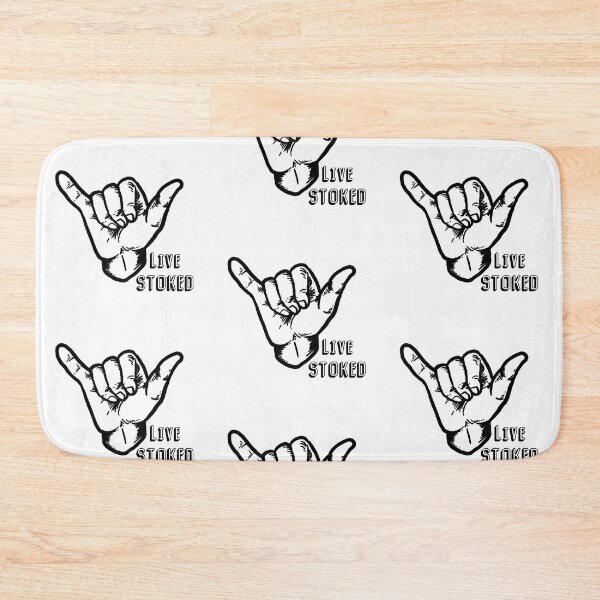 Item preview, Live Stoked Shaka Surf Skate Board  designed and sold by BoardRoomDisco.