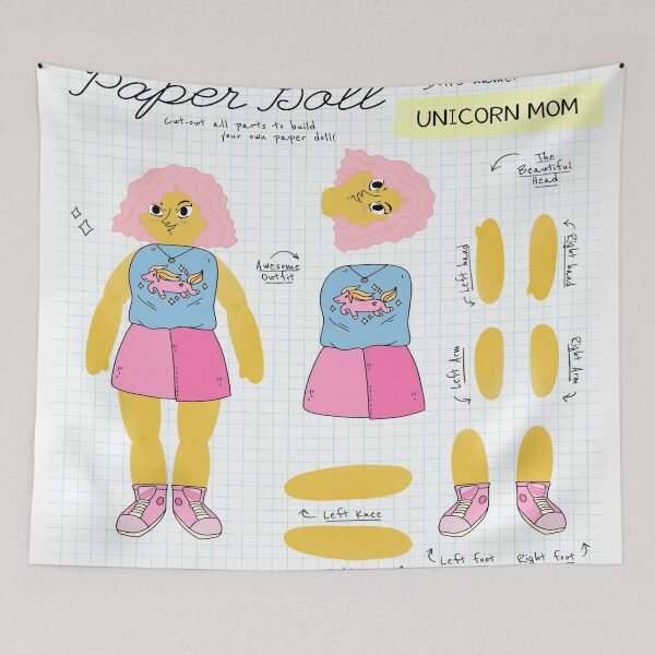 Item preview, UNICORN MOM designed and sold by RetroPlaceee.