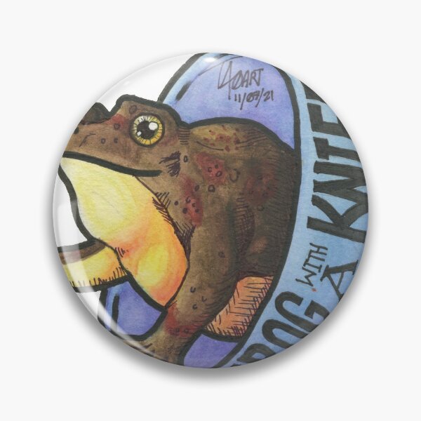 Item preview, Frog Crime designed and sold by TinyThreadThing.