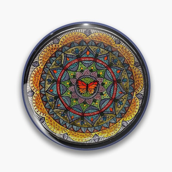 Item preview, Single Monarch Butterfly Mandala designed and sold by KFStudios.