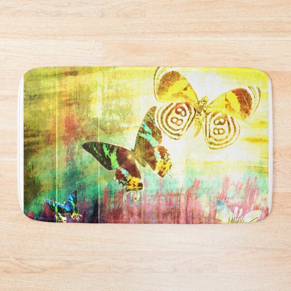 Item preview, Butterflies on Wooden Fence - Red Tones designed and sold by Kelly Lees.