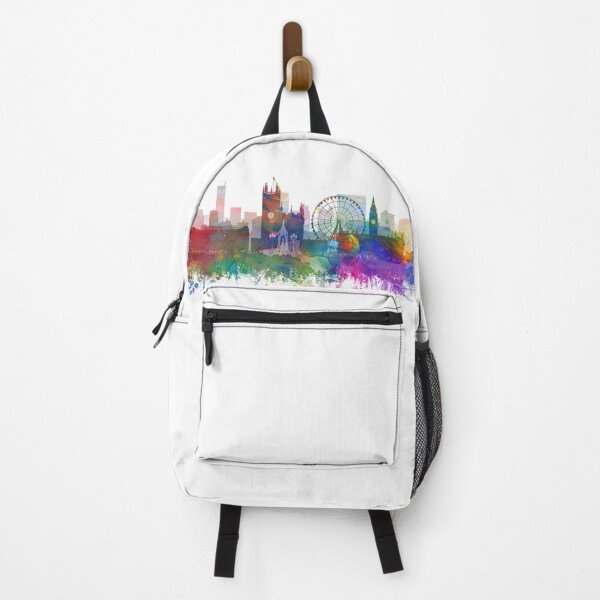 Item preview, Manchester Skyline Watercolor by Zouzounio Art designed and sold by zouzounioart.