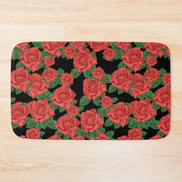 Item preview, Red Roses on black designed and sold by JoyColorLove.