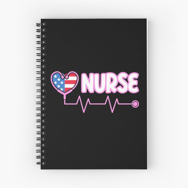 Item preview, nurse heartbeat usa flag designed and sold by Moremonclub.