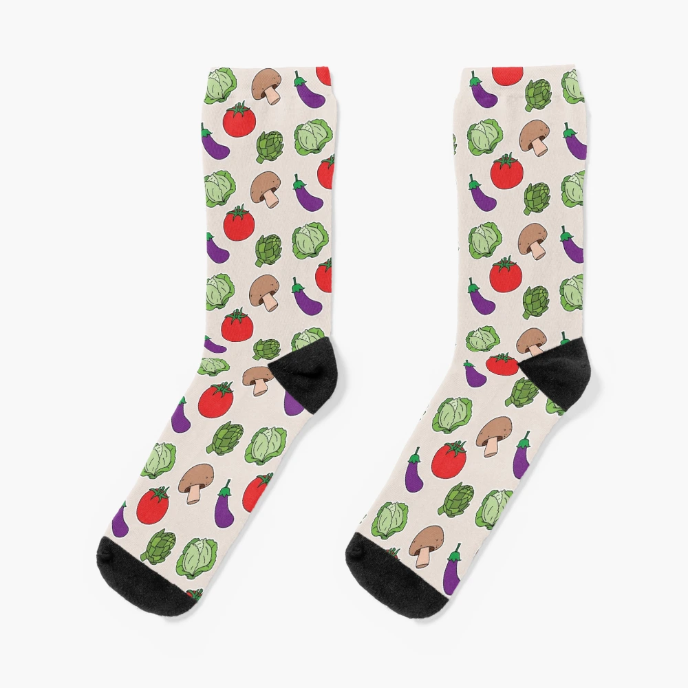 Lot De 5 Chaussettes Fruits En Polaire – Chaudes, Mignonnes, Taille Unique 37-41