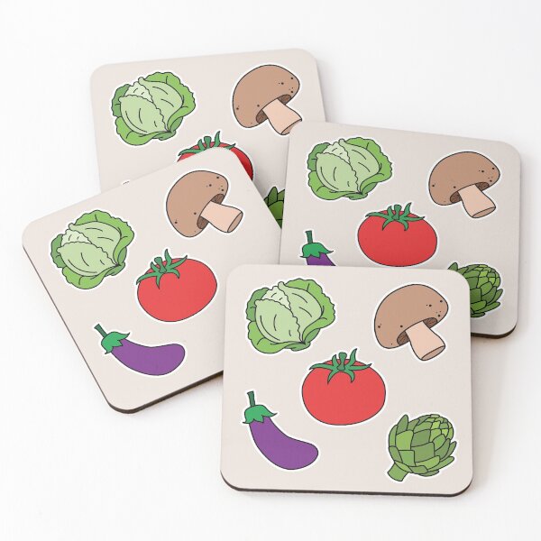 Item preview, Vegetables cartoon pattern drawing designed and sold by happypapertime.