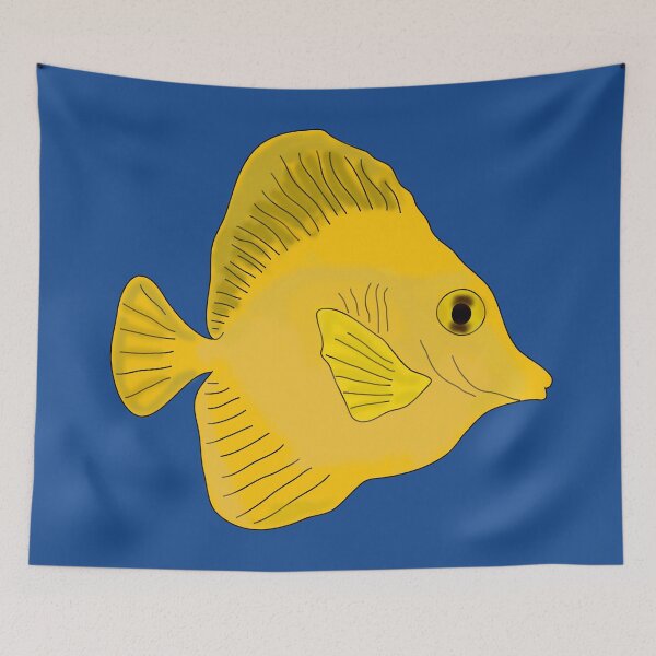 Item preview, Cartoon Yellow Tang designed and sold by Color-Sparkle.