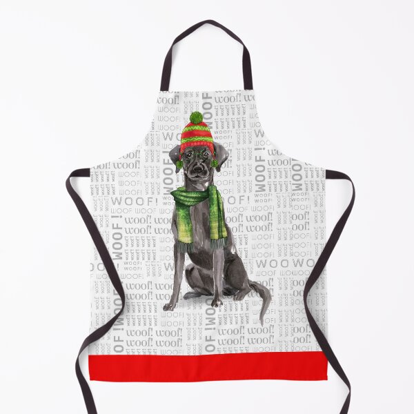 Item preview, Black Lab Funny Fleas Navidog Christmas designed and sold by SalonOfArt.