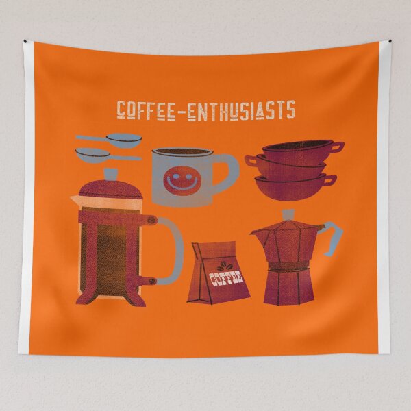 Item preview,  COFFEE ENTHUSIASTS  designed and sold by RetroPlaceee.