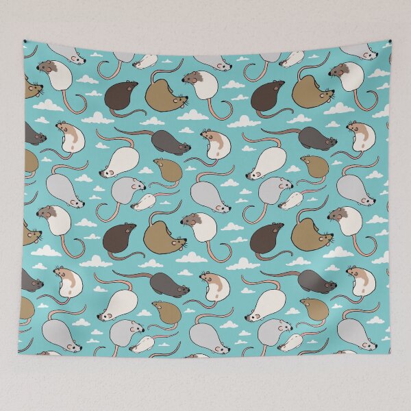 Item preview, Cute Doodle Rattie Pattern  designed and sold by SunnyAlloy.