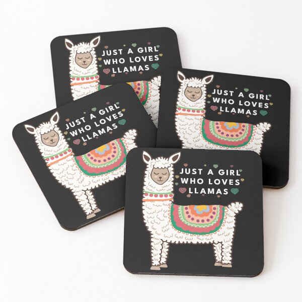 Item preview, Just A Girl Who Loves Llamas designed and sold by roocky.
