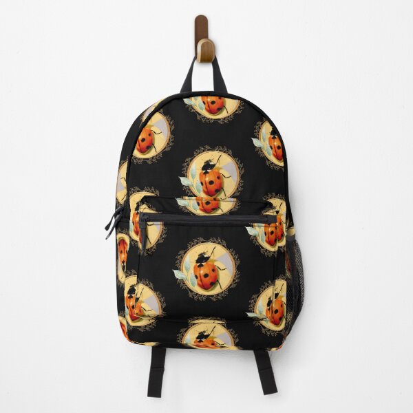 Item preview, Sweet Colorful Ladybug In Leaf Frame Design designed and sold by EarthArtDesigns.