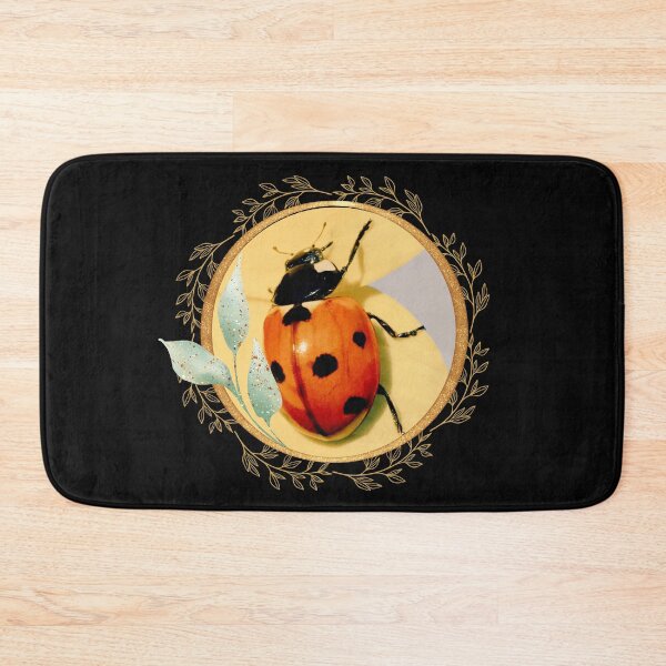 Item preview, Sweet Colorful Ladybug In Leaf Frame Design designed and sold by EarthArtDesigns.