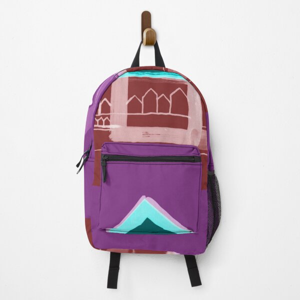 Item preview, Red, Black Houses No.: 03 in Brown and Purple "Paper Drawings/Paintings" designed and sold by Istvan Ocztos.