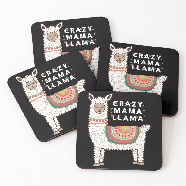 Item preview, Crazy mama llama Funny Gift for mom   designed and sold by roocky.