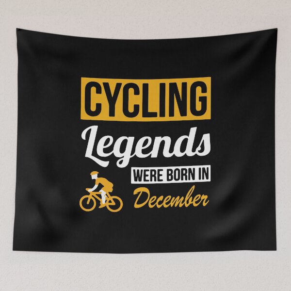 Item preview, Cycling Legends Were Born In December designed and sold by Ahmadeshop.