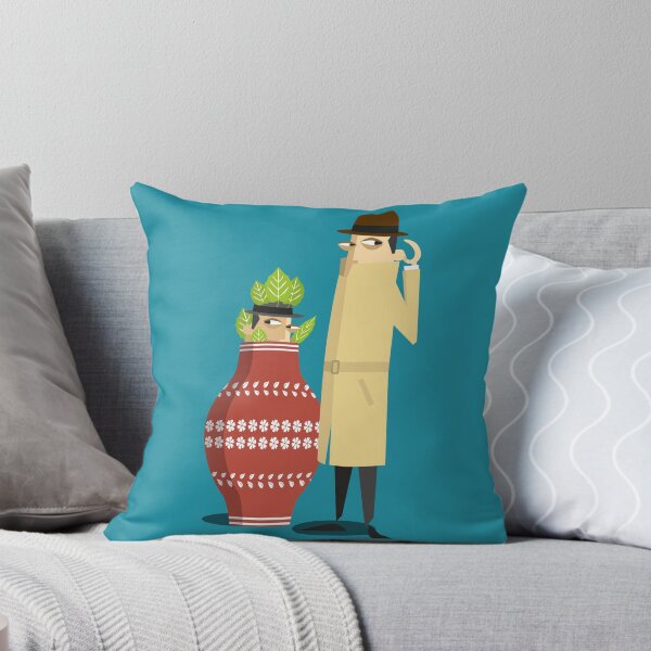 spyPhone Throw Pillow