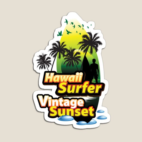 Artikelvorschau, VINTAGE SONNENUNTERGANG SURFER entworfen und verkauft von RIGHTCHUS.