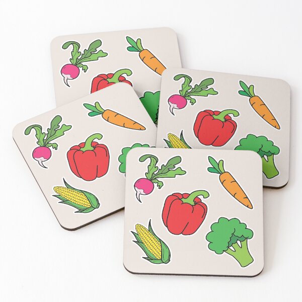 Item preview, Vegetables cartoon pattern drawing designed and sold by happypapertime.