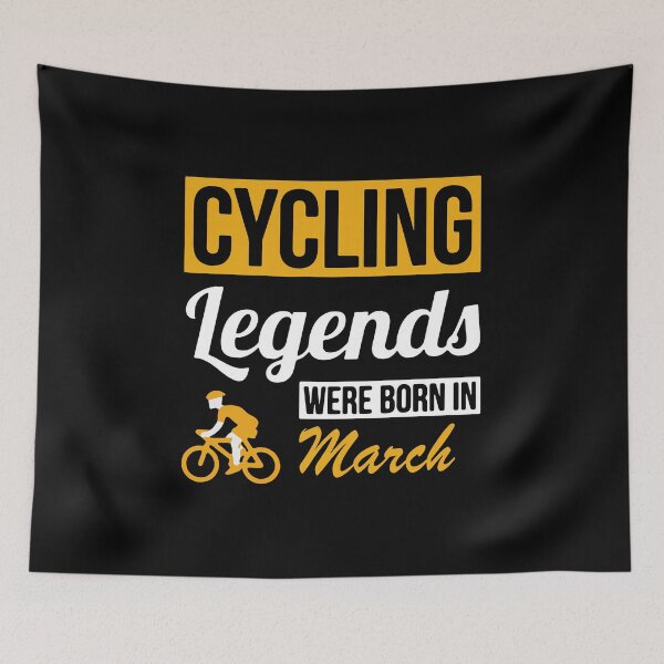 Item preview, Cycling Legends Were Born In March designed and sold by Ahmadeshop.