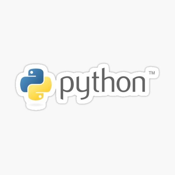 "python programming: gift for programmer friend" Sticker by ShopMTR ...